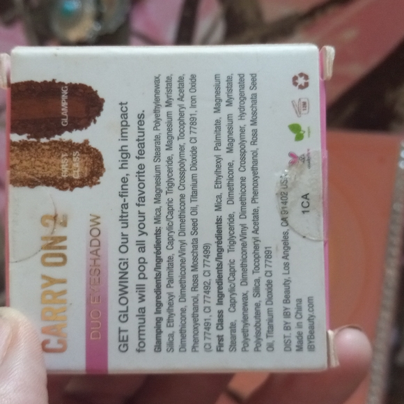 HipDot 4 shade face palete and Carry on 2 Duo eyeshadow by IBY beauty both new . - Picture 3 of 5